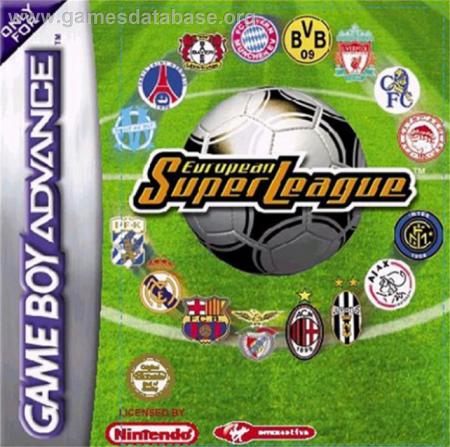 Cover European Super League for Game Boy Advance